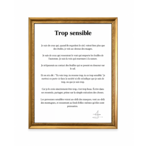 Trop sensible